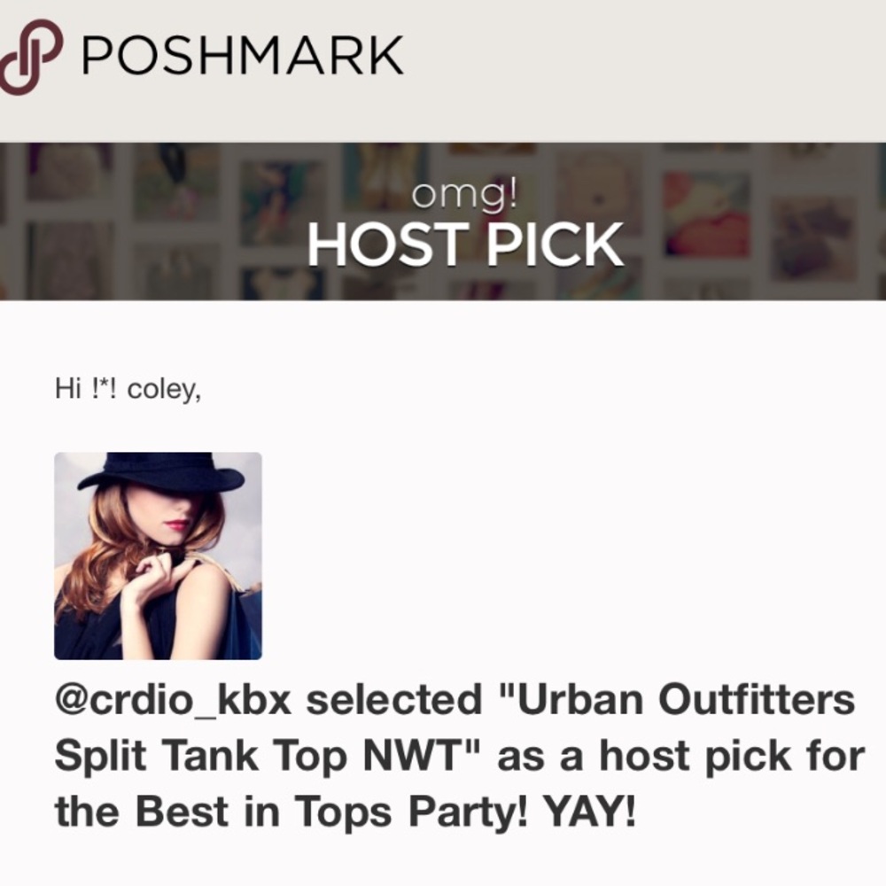 First Host Pick!!!! Best in Tops